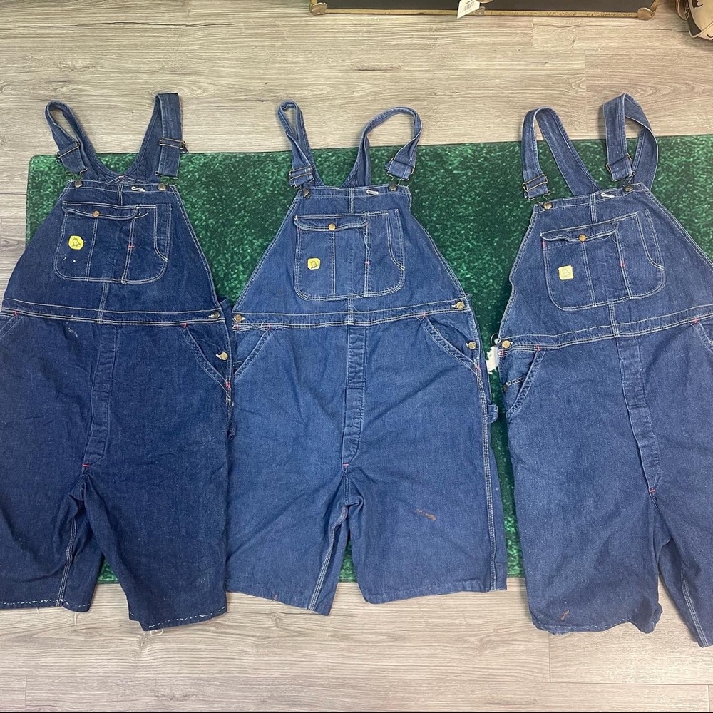 Vintage 1950s bluebell overalls